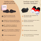 Soutien-gorge adhésif push-up sans bretelles