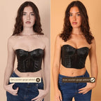 Soutien-gorge adhésif push-up sans bretelles