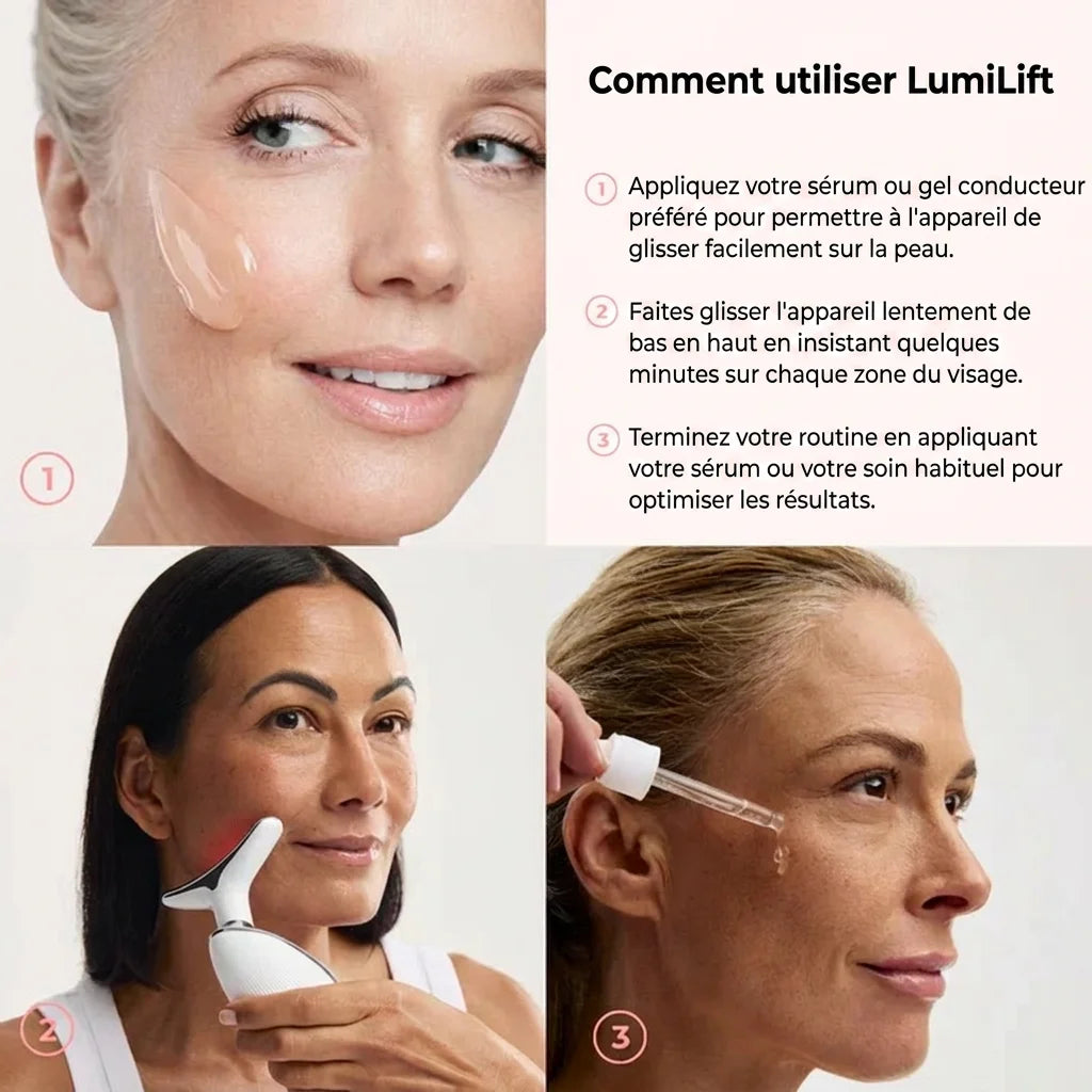 Lumilift | Appareil de lifting visage & cou